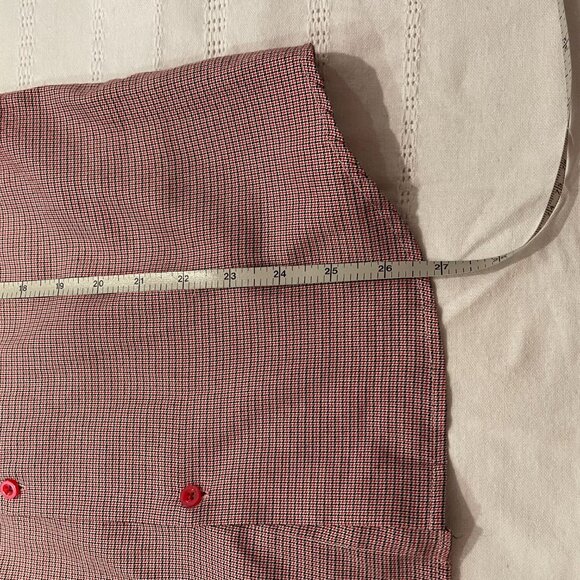 Boys red checkered dress shirt button-up long sleeve size 14 - Picture 8 of 8